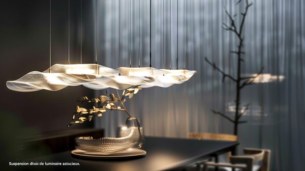 Suspension déportée : un choix de luminaire astucieux